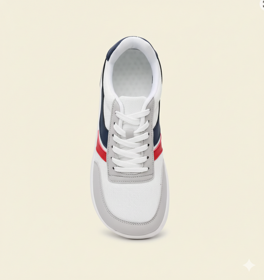 Senda FlowStep: zapatos barefoot de malla transpirable y suela EVA. Ligeros, flexibles y cómodos para uso diario. Libertad natural en cada paso.