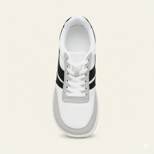 Senda FlowStep: zapatos barefoot de malla transpirable y suela EVA. Ligeros, flexibles y cómodos para uso diario. Libertad natural en cada paso.