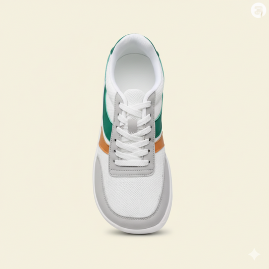 Senda FlowStep: zapatos barefoot de malla transpirable y suela EVA. Ligeros, flexibles y cómodos para uso diario. Libertad natural en cada paso.