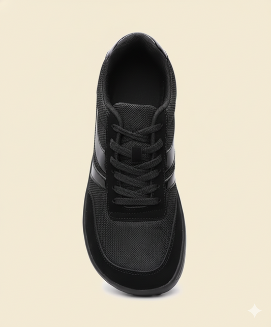 Senda FlowStepM: zapatos barefoot de malla transpirable y suela EVA. Ligeros, flexibles y cómodos para uso diario. Libertad natural en cada paso.