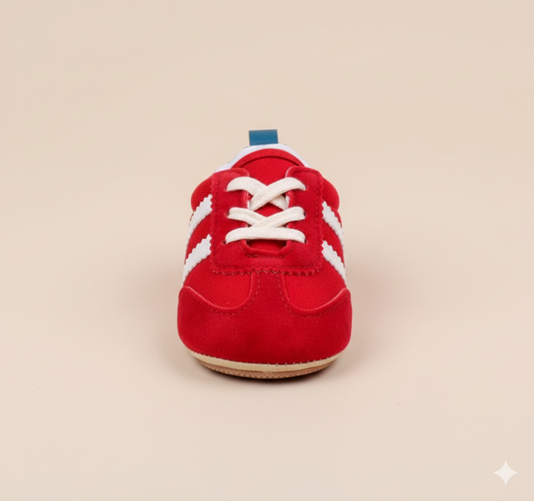 Senda Paso Libre: zapatos barefoot para niños de 0 a 2 años. Suela flexible, puntera ancha y cuero PU transpirable. Libertad en cada paso.