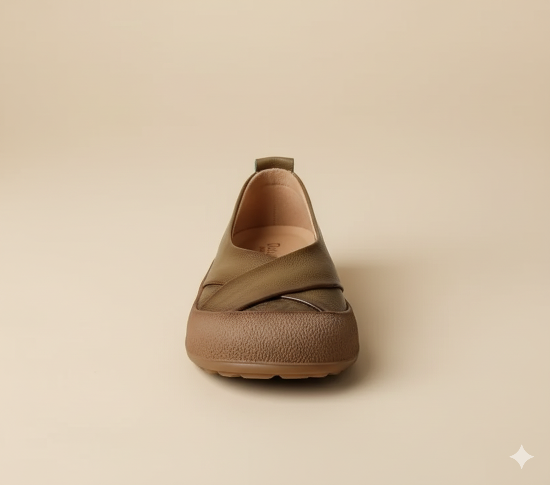 Senda RetroSoul: zapatos barefoot artesanales de cuero. Suela gruesa, estilo vintage y comodidad natural para combinar con vaqueros.