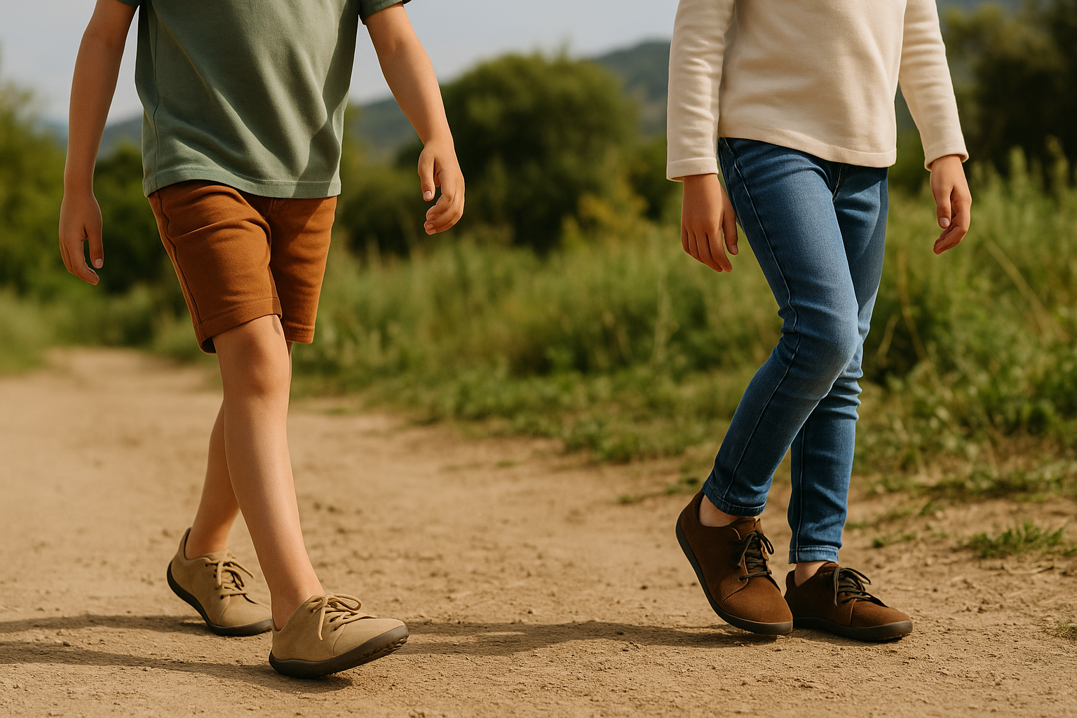 zapatos barefoot familiares SENDA para niños mujeres hombres respetuosos