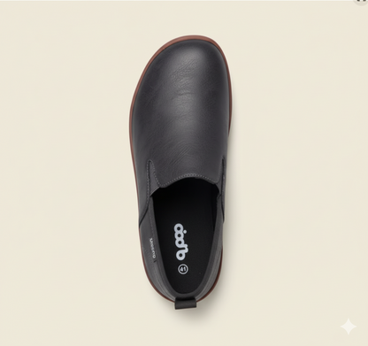 Senda UrbanLoafer: mocasines barefoot de cuero para hombre. Ligeros, flexibles y sin cordones. Estilo casual con libertad y comodidad natural.