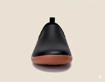 Senda UrbanLoafer: mocasines barefoot de cuero para hombre. Ligeros, flexibles y sin cordones. Estilo casual con libertad y comodidad natural.