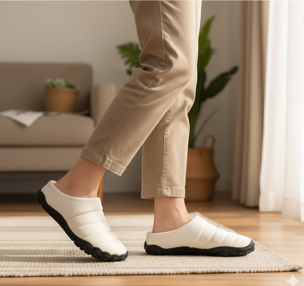 Zapatillas barefoot unisex Senda CozyStep para ir por casa o por la oficina