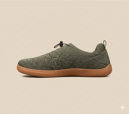 Senda LibreHome: zapatillas barefoot unisex de microfibra. Flexibles, ligeras y transpirables, ideales para casa u oficina. Libertad en cada paso.