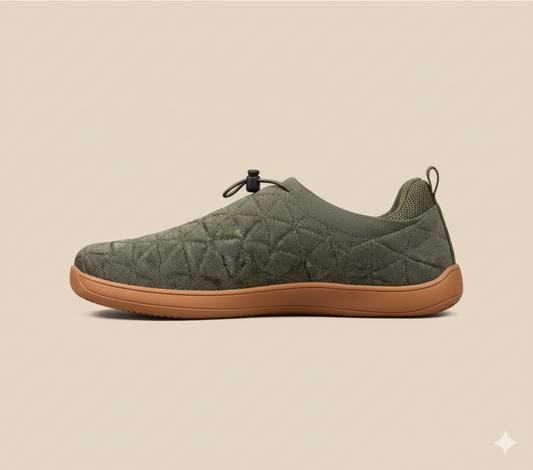 Senda LibreHome: zapatillas barefoot unisex de microfibra. Flexibles, ligeras y transpirables, ideales para casa u oficina. Libertad en cada paso.