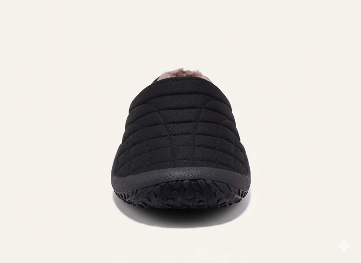 Senda WarmStep: zapatillas barefoot unisex para casa. Calidez, suavidad y libertad con suela flexible de EVA y felpa corta transpirable.