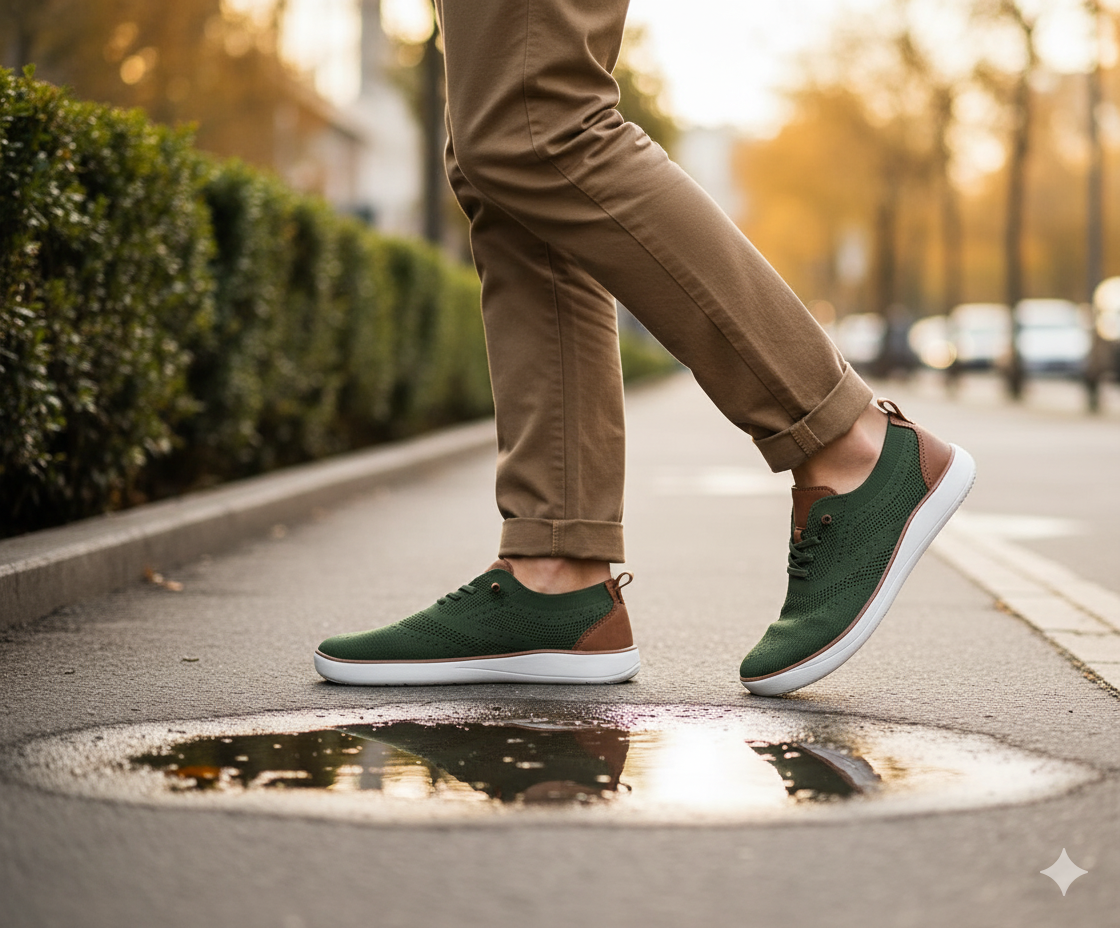 Senda AirOxford: zapatos barefoot para hombre con estilo Oxford. Ligeros, transpirables y cómodos. Libertad y elegancia natural cada día.