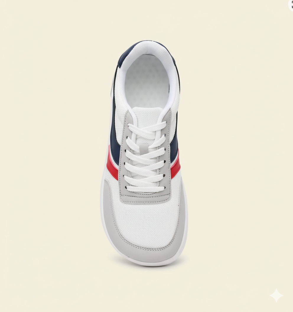 Senda FlowStep: zapatos barefoot de malla transpirable y suela EVA. Ligeros, flexibles y cómodos para uso diario. Libertad natural en cada paso.