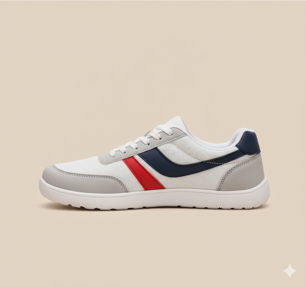 Senda FlowStep: zapatos barefoot de malla transpirable y suela EVA. Ligeros, flexibles y cómodos para uso diario. Libertad natural en cada paso.