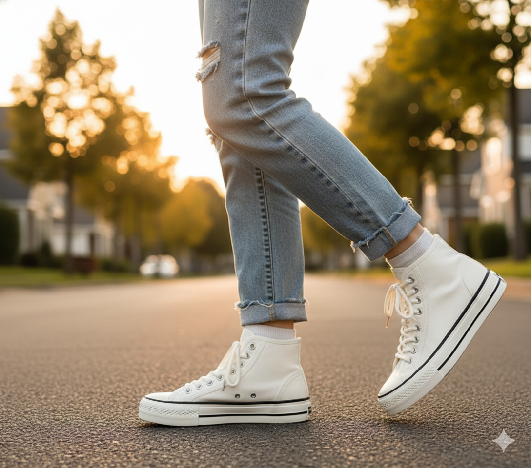 Senda FreeWalk: zapatos barefoot de lona para mujer. Flexibles, ligeros y transpirables. Diseño sin cordones para tu día a día con libertad y estilo.
