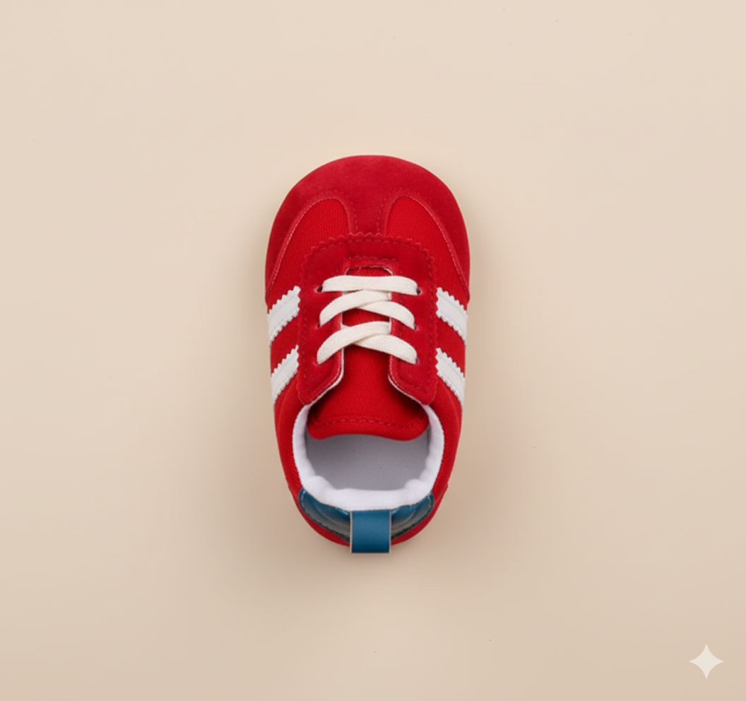 Senda Paso Libre: zapatos barefoot para niños de 0 a 2 años. Suela flexible, puntera ancha y cuero PU transpirable. Libertad en cada paso.