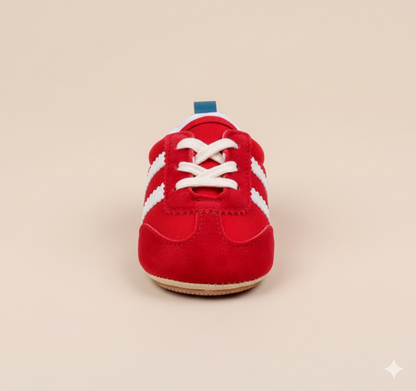 Senda Paso Libre: zapatos barefoot para niños de 0 a 2 años. Suela flexible, puntera ancha y cuero PU transpirable. Libertad en cada paso.