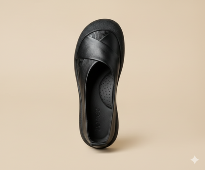 Senda RetroSoul: zapatos barefoot artesanales de cuero. Suela gruesa, estilo vintage y comodidad natural para combinar con vaqueros.