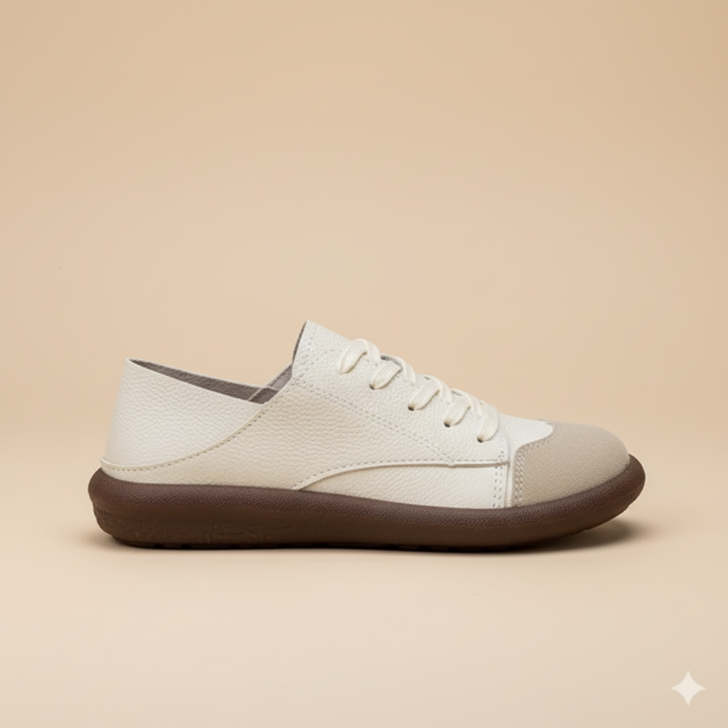 Senda SoftLine: zapatos barefoot planos de PU cuero. Suaves, flexibles y elegantes para mujer. Comodidad natural para tu día a día.